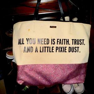 Kate Spade purse - Faith Trust Pixie Dust Disney bag